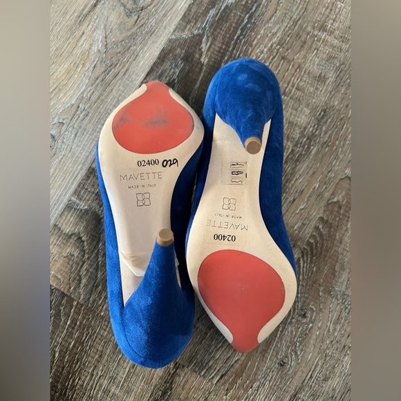 Mavette Royal Blue Pumps - Picture 8 of 11